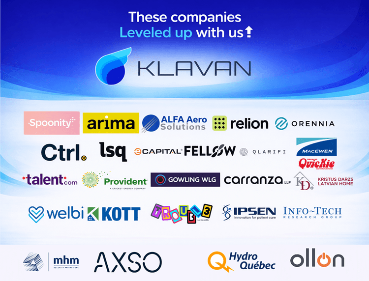 Image if We Leveled Up, The Startups and Scale-Ups That Trust Klavan Security