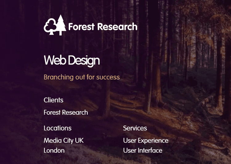 Image if Forest Research