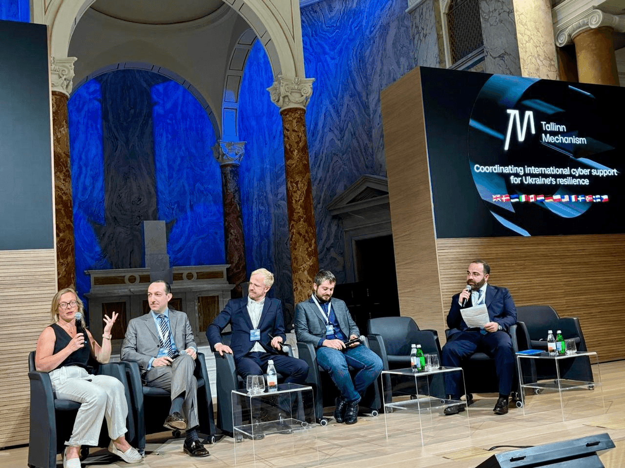 Image of Tallinn Mechanism Results Presented at Forum Cyber 4.0 in Rome